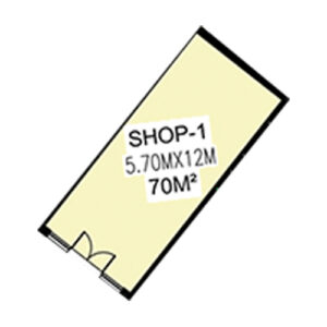 shop - 01 | 5.70 × 12 m