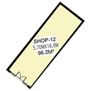 shop – 12 | 5.70 × 16.9 m