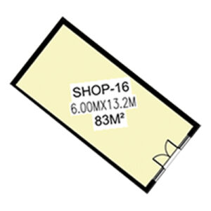 shop – 16 | 6  × 13.2 m