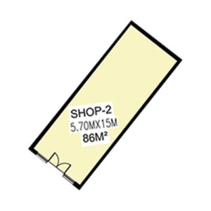 shop - 02 | 5.70 × 15 m