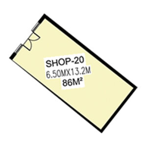 shop –20 |  6.50 × 13.2 m