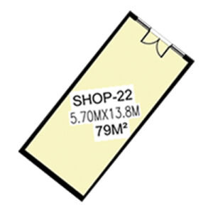 shop –22 | 5.70 × 13.8 m