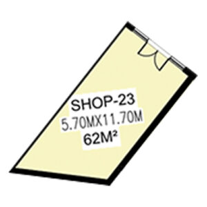 shop –23 | 5.70 × 11.70 m